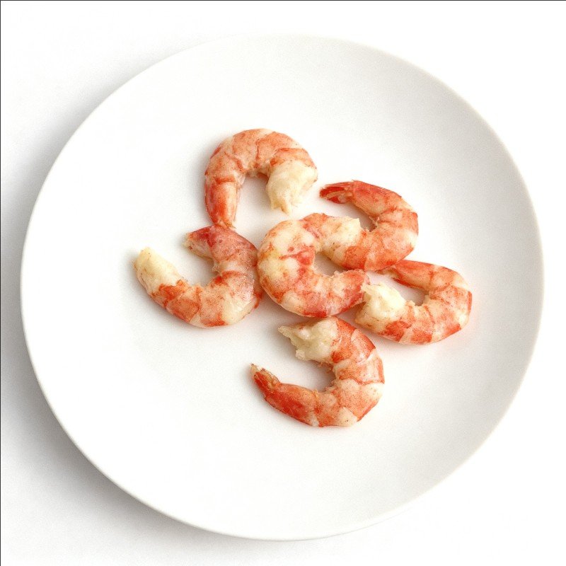 consistent size surimi shrimp