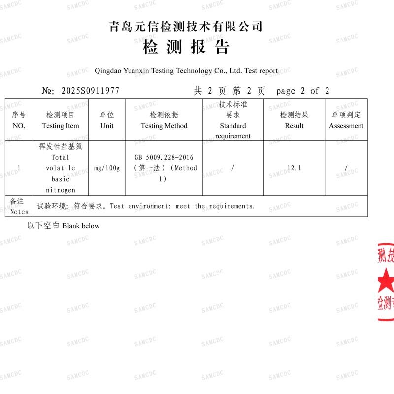 TVB-N Data Dashboard
