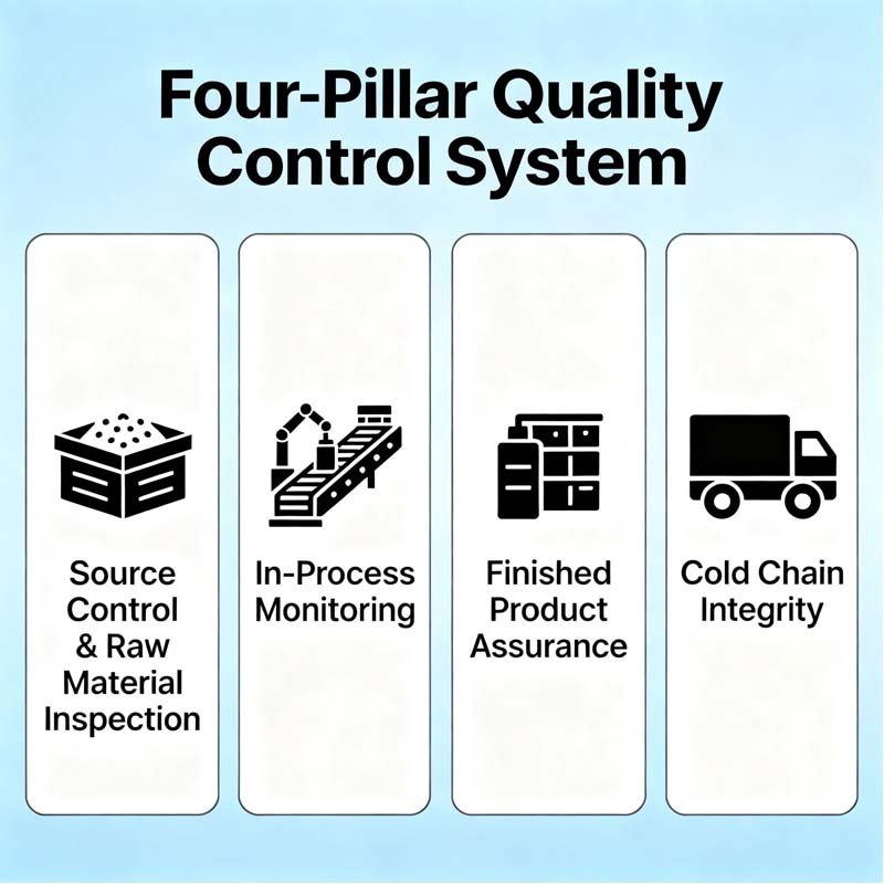 seafood source to supply excellence material control